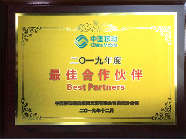 中國移動最佳合作伙伴-620